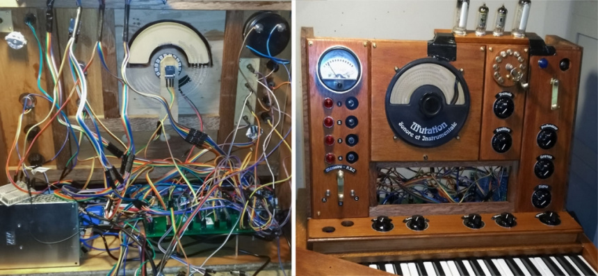 Una maraña de cables propia del siglo pasado